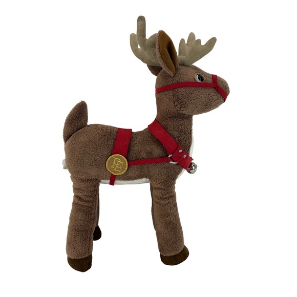 The Polar Express Reindeer Plush Bell Harness Hallmark Entertainment Warner Bros - Picture 2 of 12
